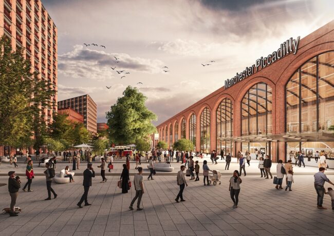 HS alternative Manchester Piccadilly station, MCC, c Bennetts Associates